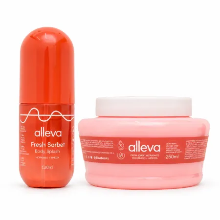 Kit Fresh Sorbet Morango + Ameixa - Body Splash 100ml + Hidratante Corporal 250ml