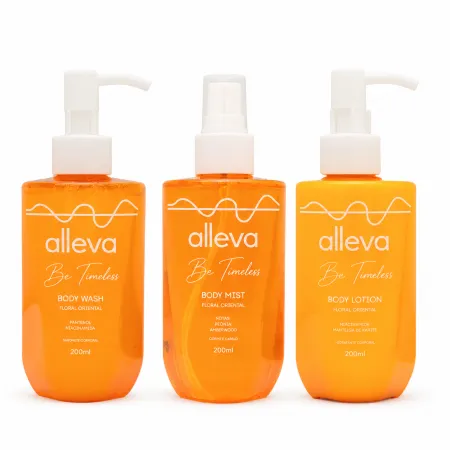 Trio Be Timeless - Body Wash 200ml + Body Mist 200ml + Body Lotion 200ml