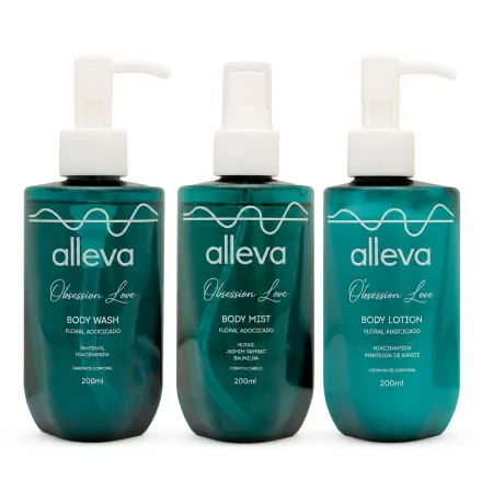 Trio Obsession Love - Body Wash 200ml + Body Mist 200ml + Body Lotion 200ml