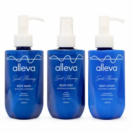 Trio Sweet Harmony - Body Wash 200ml + Body Mist 200ml + Body Lotion 200ml